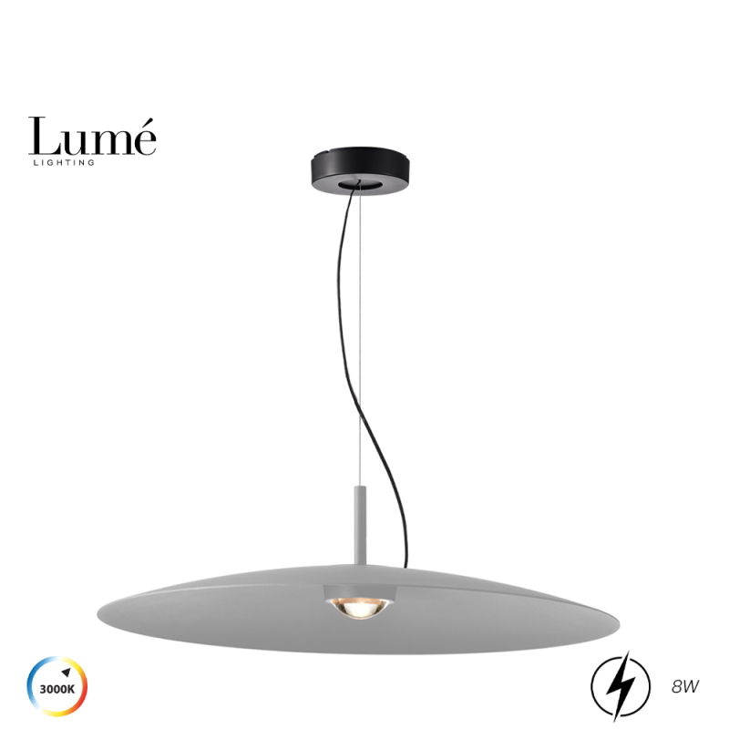 AURORA 25 VISILICA 8W 3000K SIVA