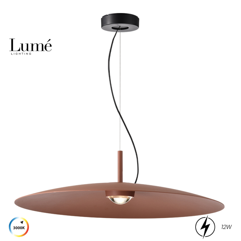 AURORA 26 VISILICA 12W 3000K TERAKOTA