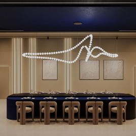 BELORE 11 LUSTER LED DIM 417W 3000K HROM