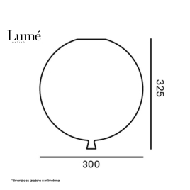 REGINA 18 ZIDNA LAMPA BELA