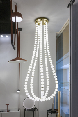 BELORE 12 LUSTER LED DIM 445W 3000K ZLATO