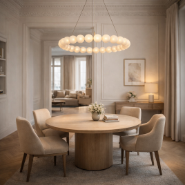 BELORE 7 LUSTER LED DIMABILAN 72W 3000K ZLATO