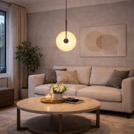 LUNA 238 VISILICA 8W 3000K DIMABILNA