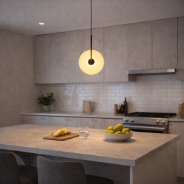 LUNA 238 VISILICA 8W 3000K DIMABILNA