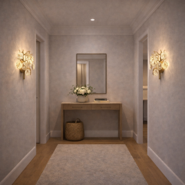 LUNA 166 ZIDNA LAMPA 2*G9  BRONZA