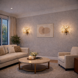 LUNA 166 ZIDNA LAMPA 2*G9  BRONZA