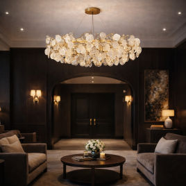 LUNA 167 LUSTER 8*G9 BRONZA