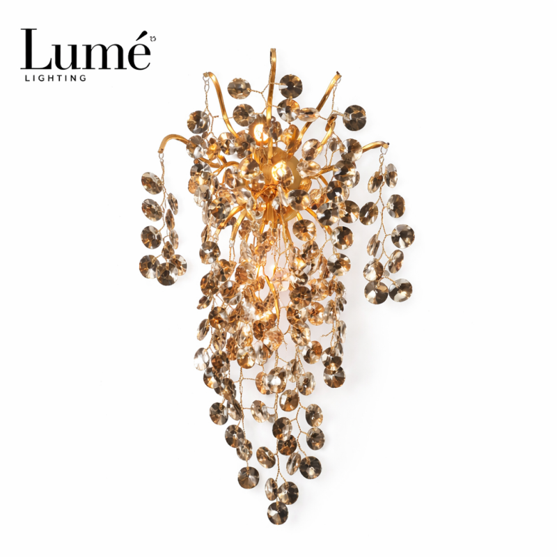LUNA 206 ZIDNA LAMPA 5*G9 BRONZA