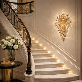 LUNA 206 ZIDNA LAMPA 5*G9 BRONZA