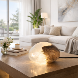 LUNA 313 STONA LAMPA 1*E14