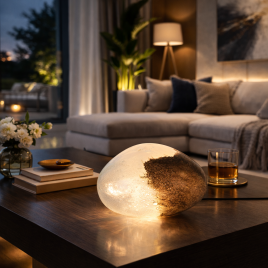 LUNA 313 STONA LAMPA 1*E14