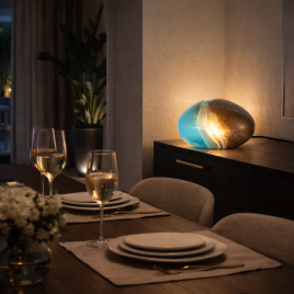 LUNA 314 STONA LAMPA 1*E14