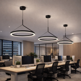 AURORA 27 VISILICA 30W 3000K CRNA