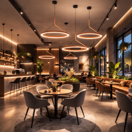 AURORA 27 VISILICA 30W 3000K TERAKOTA