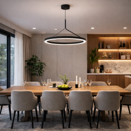 AURORA 28 VISILICA 38W 3000K CRNA