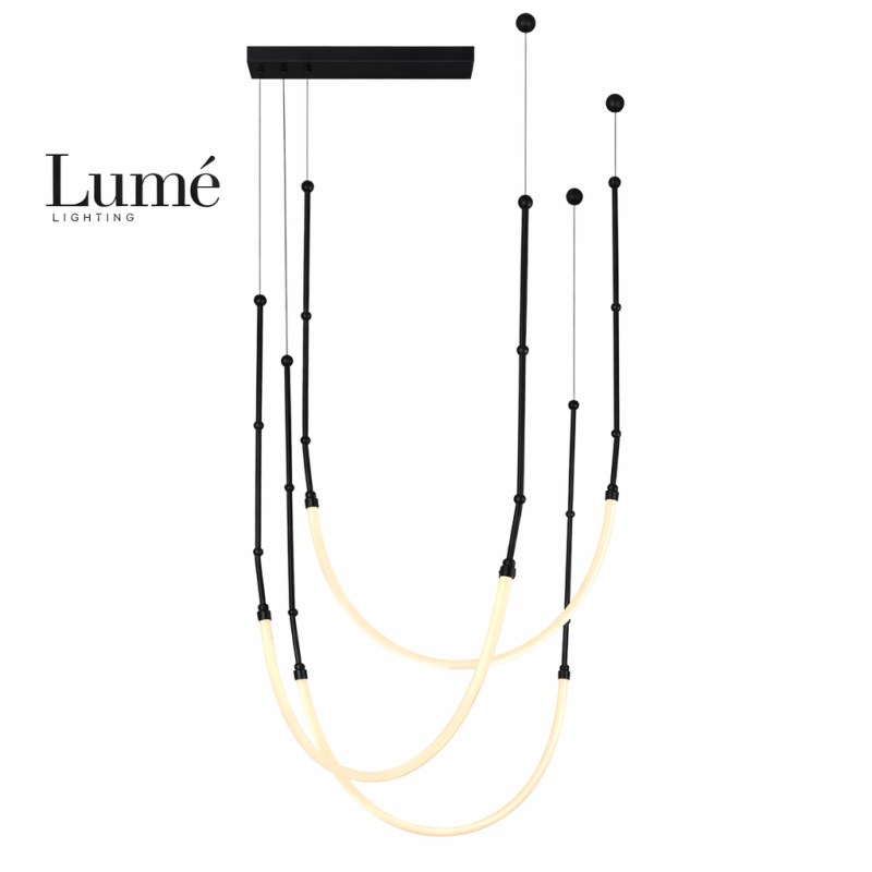 AURORA 16 LUSTER 42W 3000K CRNA