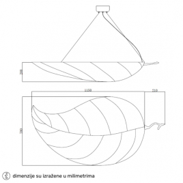 AURORA 43 LUSTER 24W 3000K