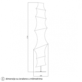 AURORA 49 PODNA LAMPA 30W 3000K