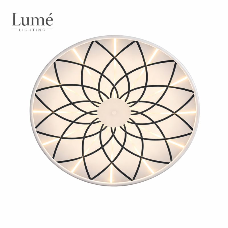 AURORA 8 PLAFONSKA SVETILJKA 24W 3000K BELA/CRNA