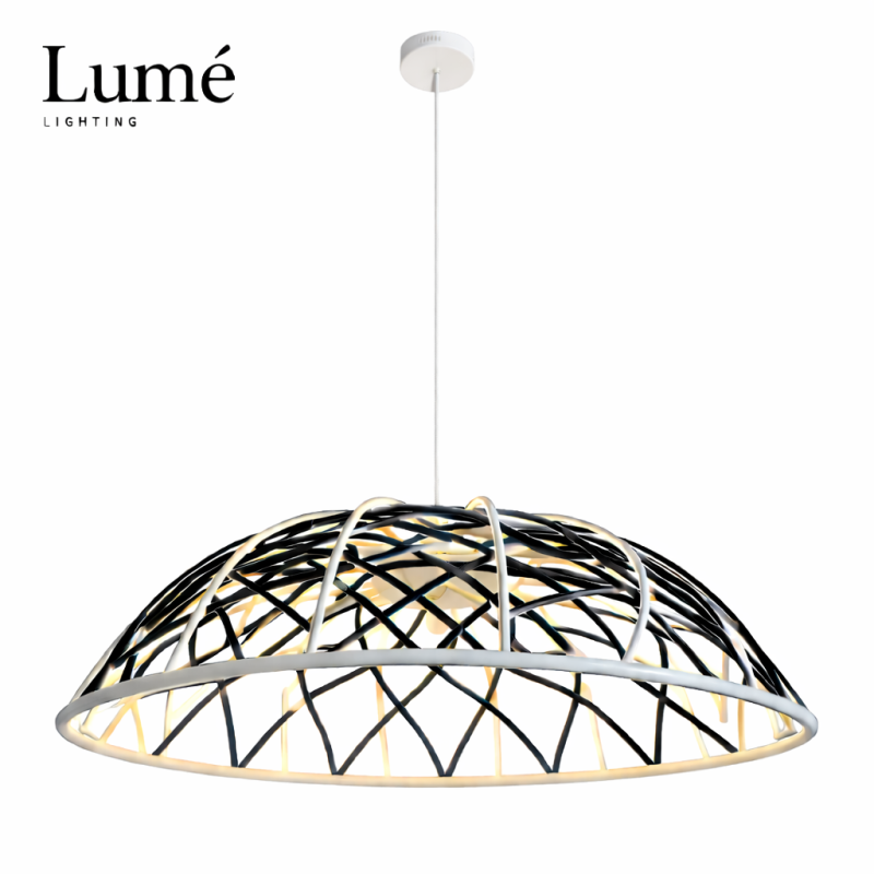 AURORA 9 VISILICA 38W 3000K BELA/CRNA