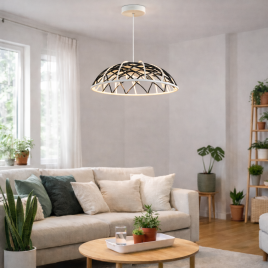 AURORA 9 VISILICA 38W 3000K BELA/CRNA