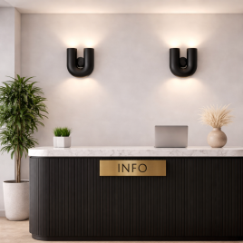 REGINA 11 ZIDNA LAMPA CRNA