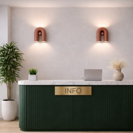 REGINA 11 ZIDNA LAMPA MAT CRVENA