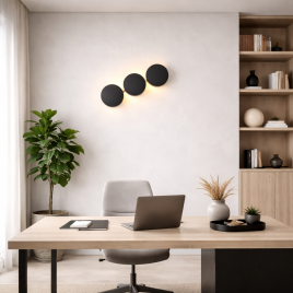 WEVER DUCRE ZIDNA SVETILJKA SURF 3.0 3000K CRNA