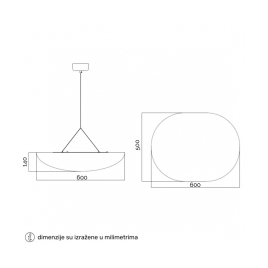 AURORA 44 LUSTER 12W 3000K