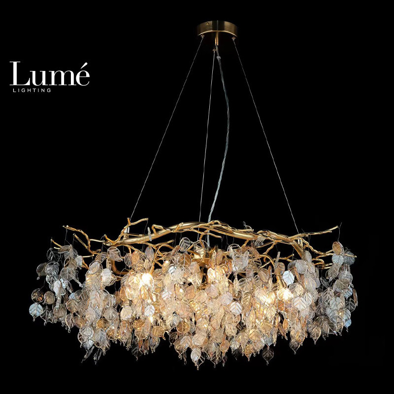 LUNA 213 LUSTER 9*G9 BRONZA