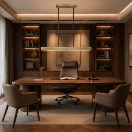 AURORA 56 LUSTER 80W 2700K ŠAMPANJ