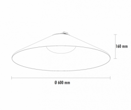 EOS CONE P0862-600A5 18W 3000K CRNI