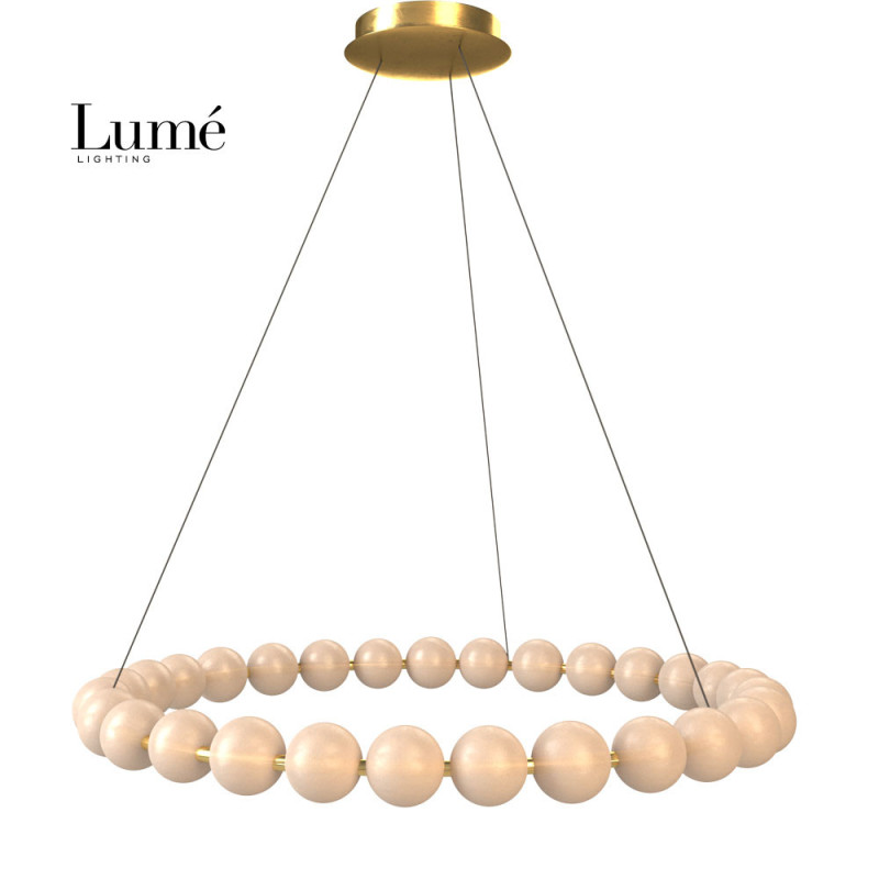 BELORE 7 LUSTER LED DIMABILAN 72W 3000K ZLATO