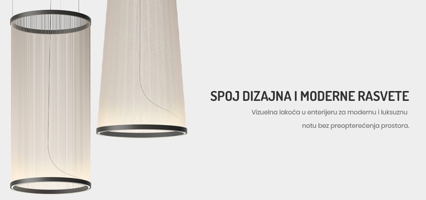 Elegantni lusteri i končane visilice: spoj dizajna i moderne LED rasvete